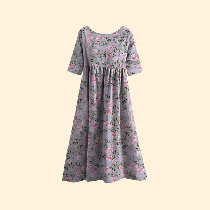 Women's Embroidered Midi Dress