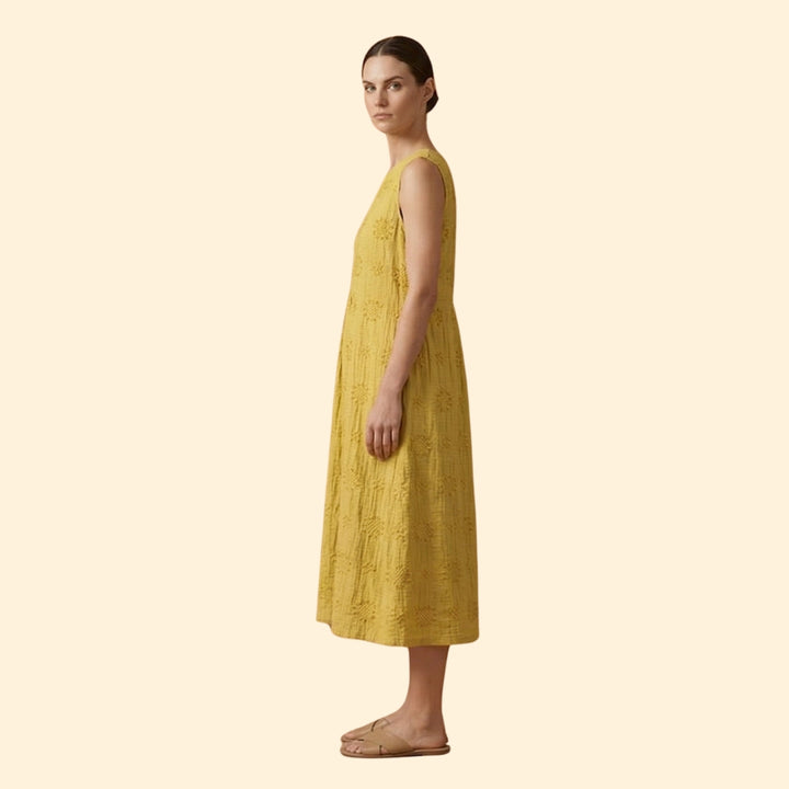 Women's Embroidered Sleeveless Dress