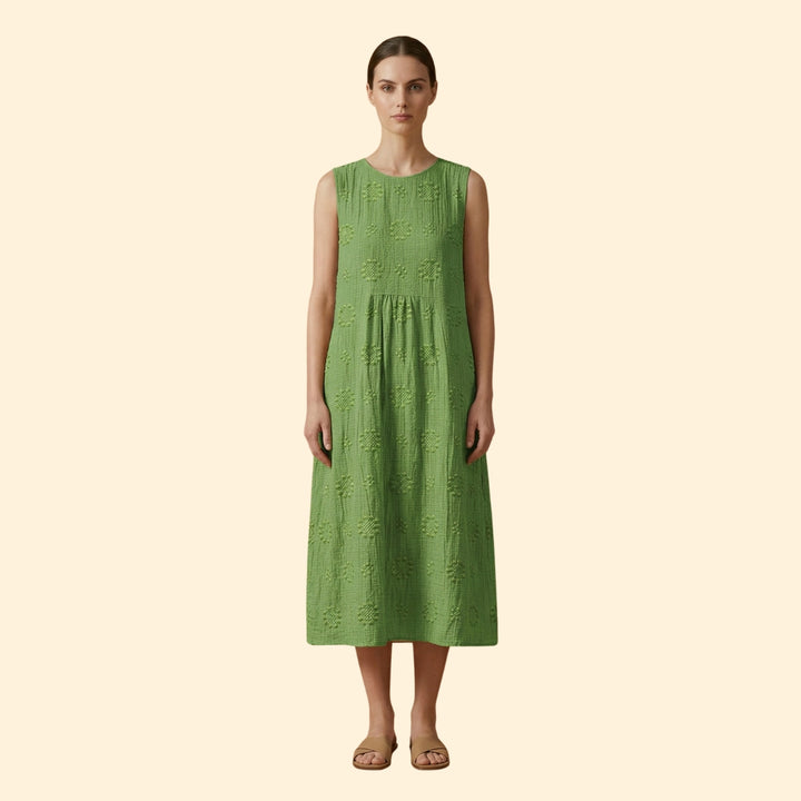 Women's Embroidered Sleeveless Dress