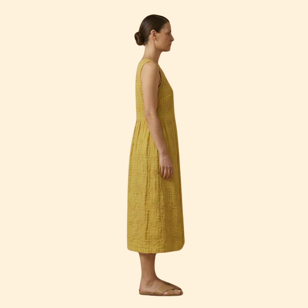 Women's Embroidered Sleeveless Dress