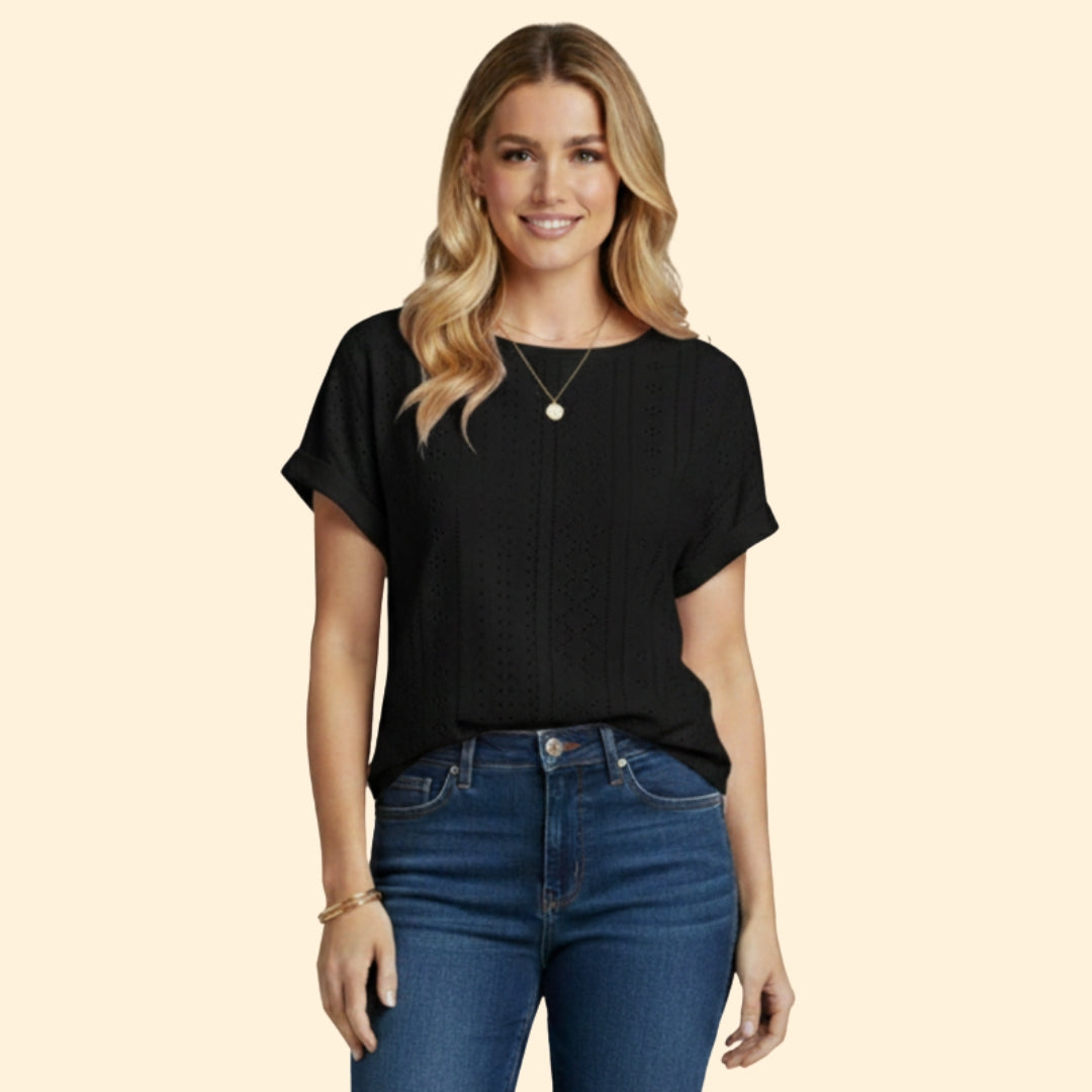 Women's Eyelet Detail T-Shirt