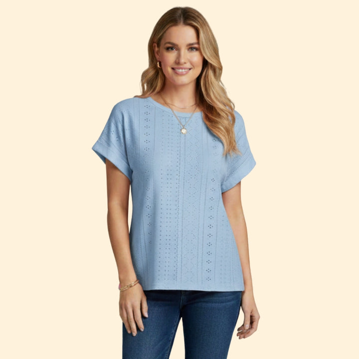 Women's Eyelet Detail T-Shirt