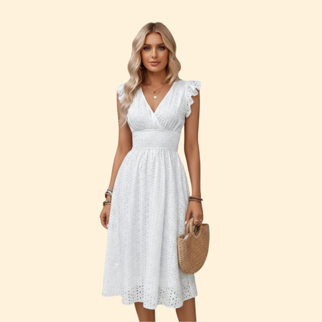 Women's Eyelet Summer Dress