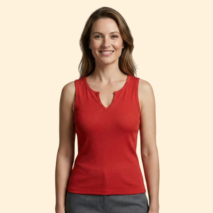 Women's Fitted V-Notch Tank