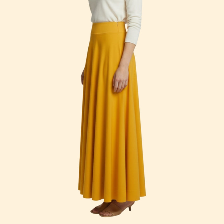 Women's Flared Long Skirt