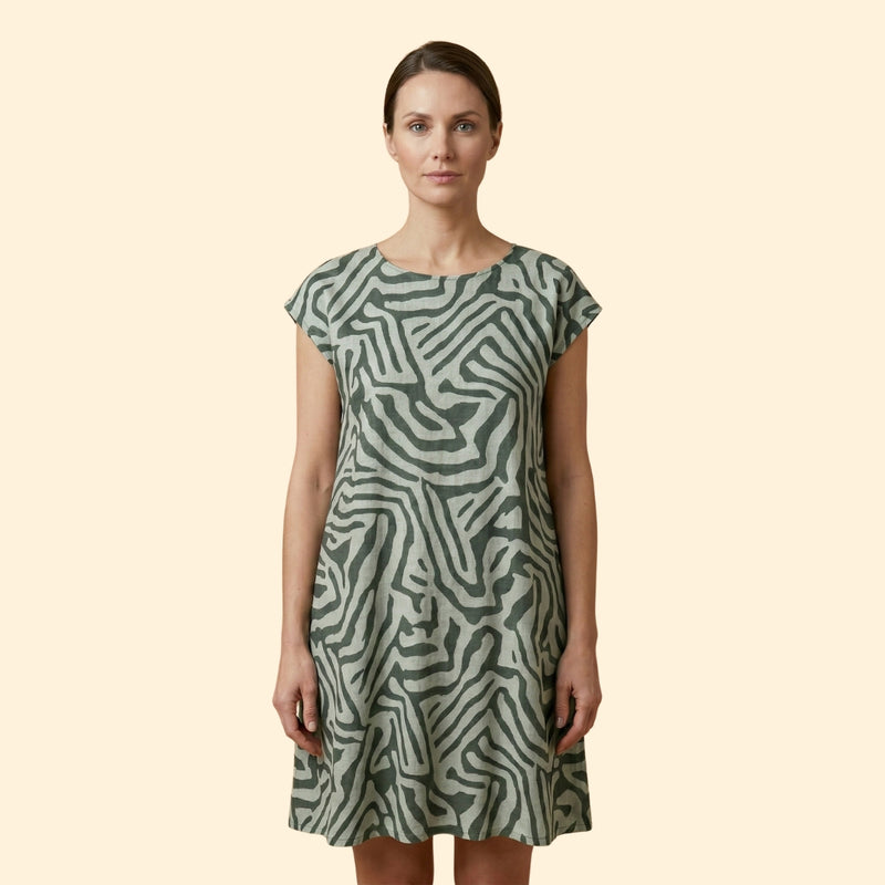Women's Flared Midi Dress