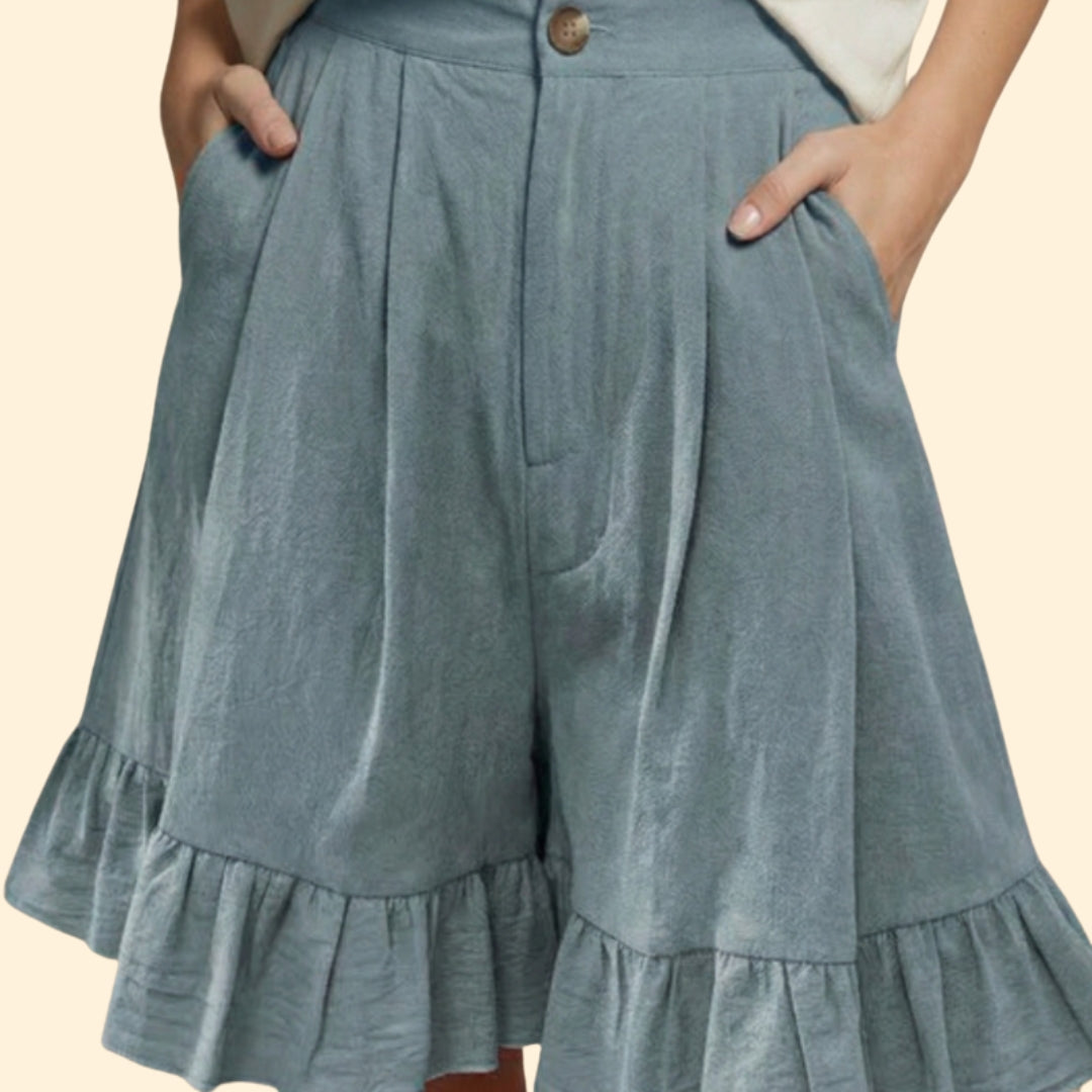 Women's Flirty Ruffle Shorts