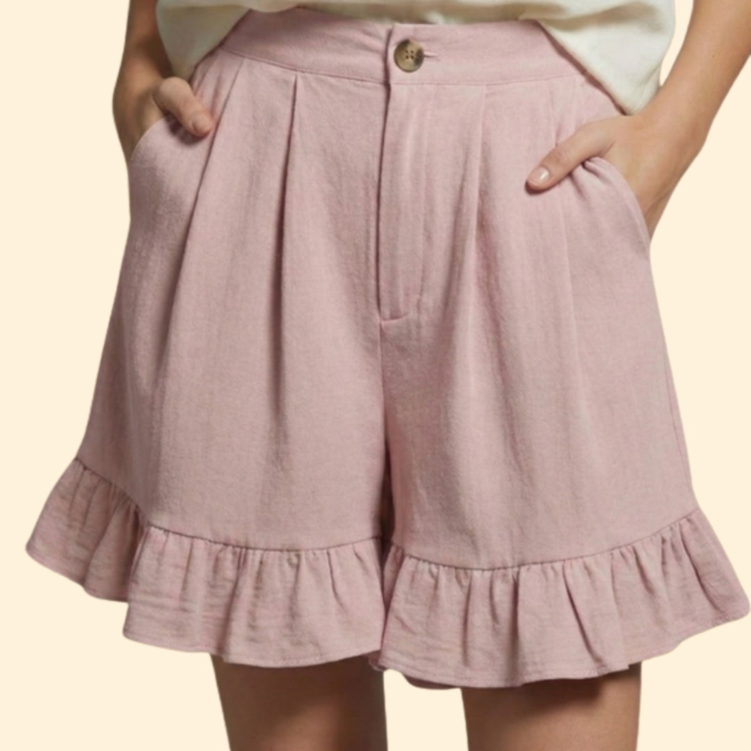 Women's Flirty Ruffle Shorts