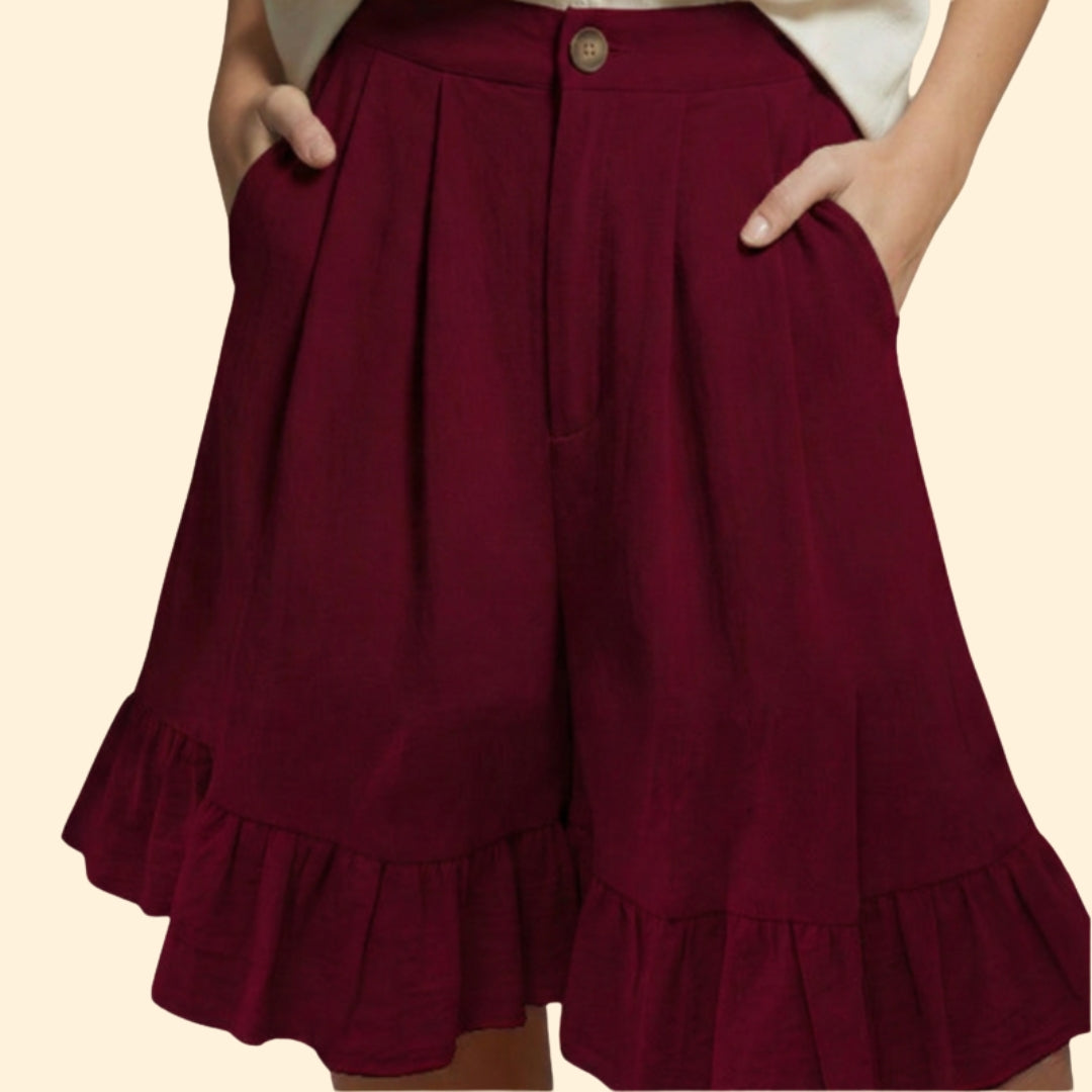 Women's Flirty Ruffle Shorts