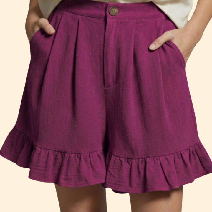 Women's Flirty Ruffle Shorts
