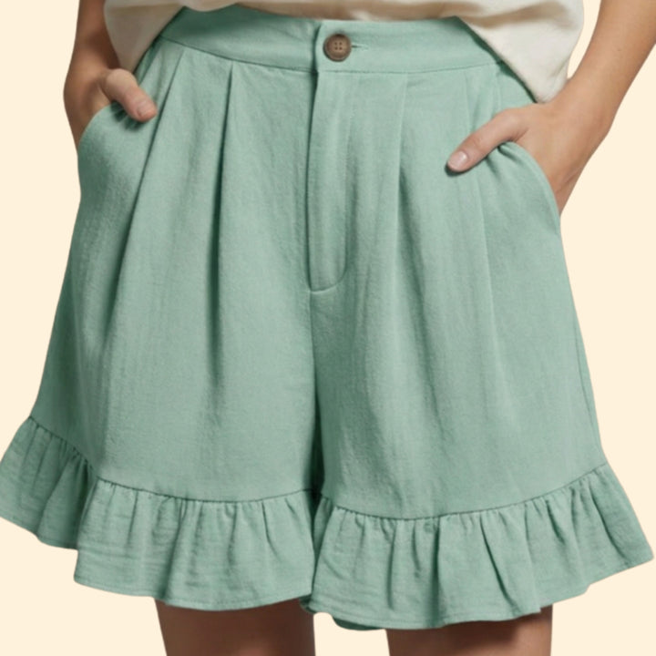 Women's Flirty Ruffle Shorts