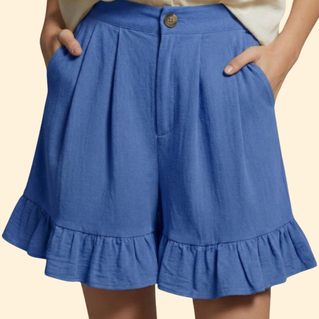 Women's Flirty Ruffle Shorts
