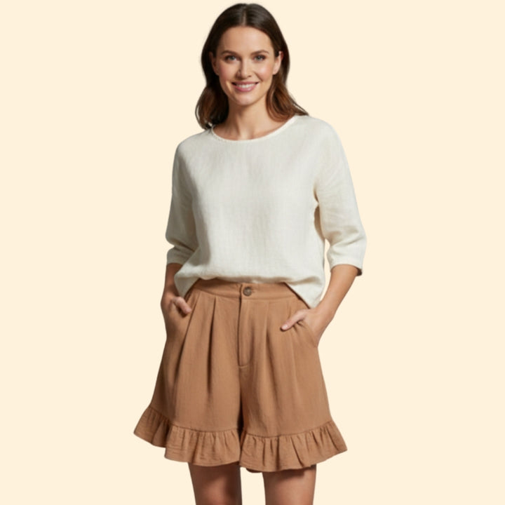 Women's Flirty Ruffle Shorts