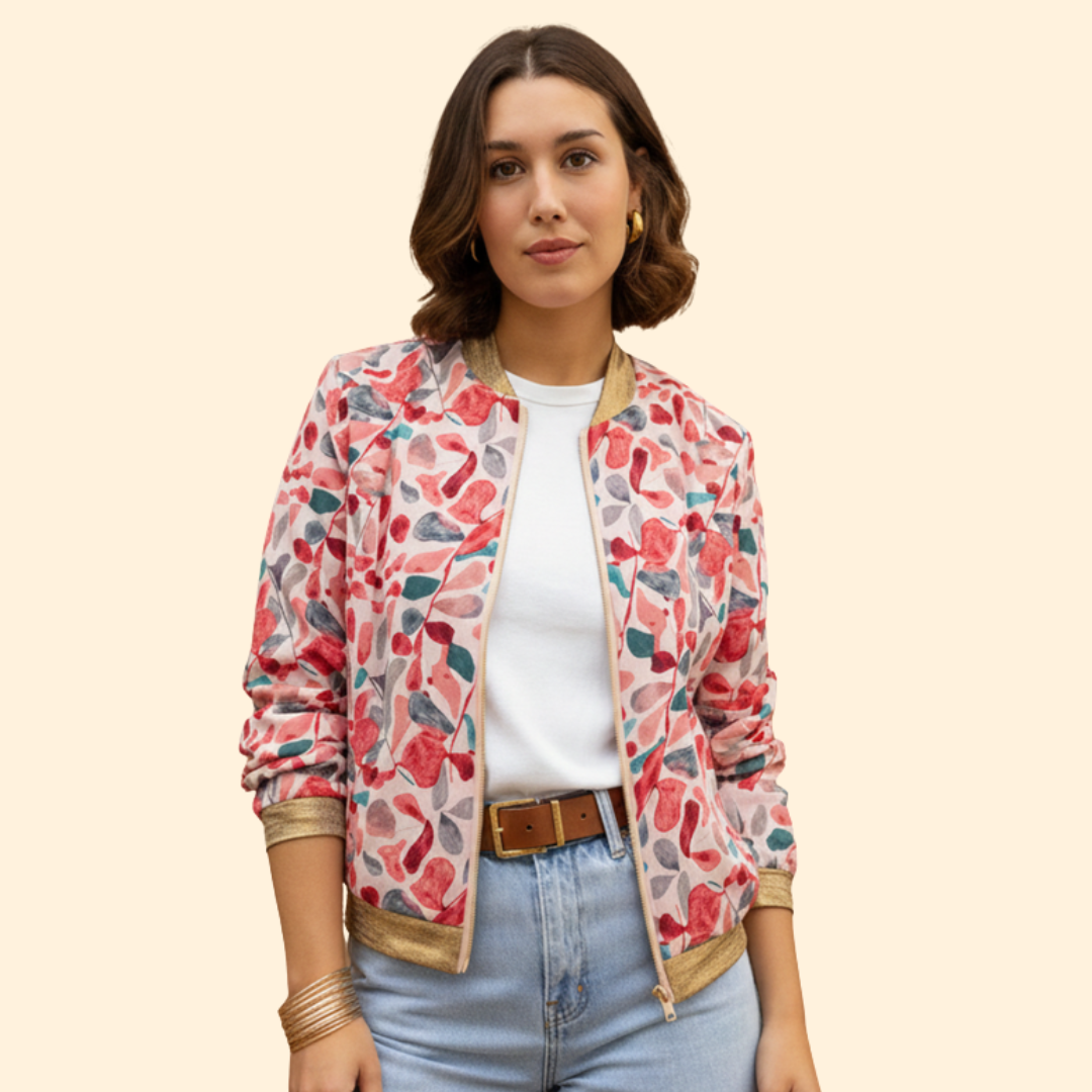 Women’s Floral Bomber Jacket