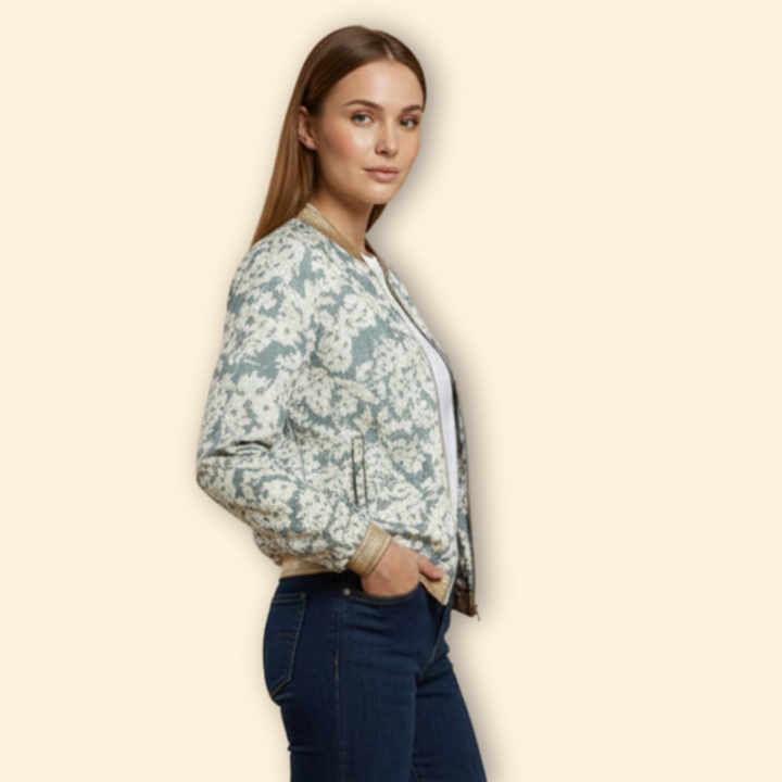 Women’s Floral Bomber Jacket