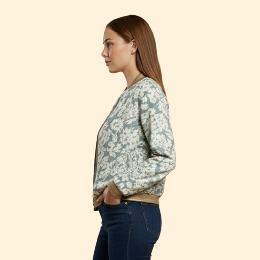 Women’s Floral Bomber Jacket