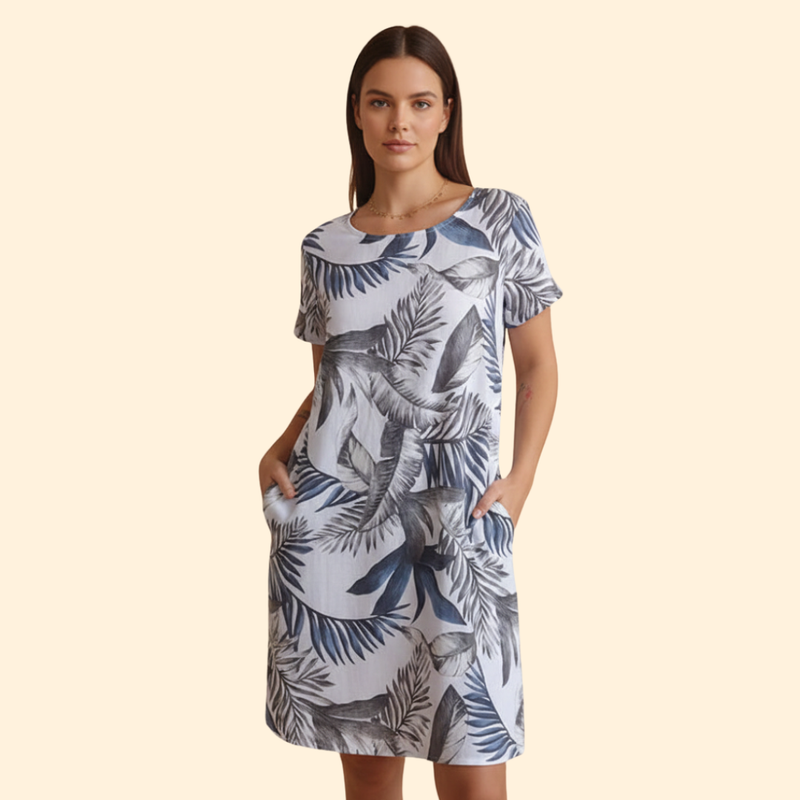 Women's Floral Button-Down Dress