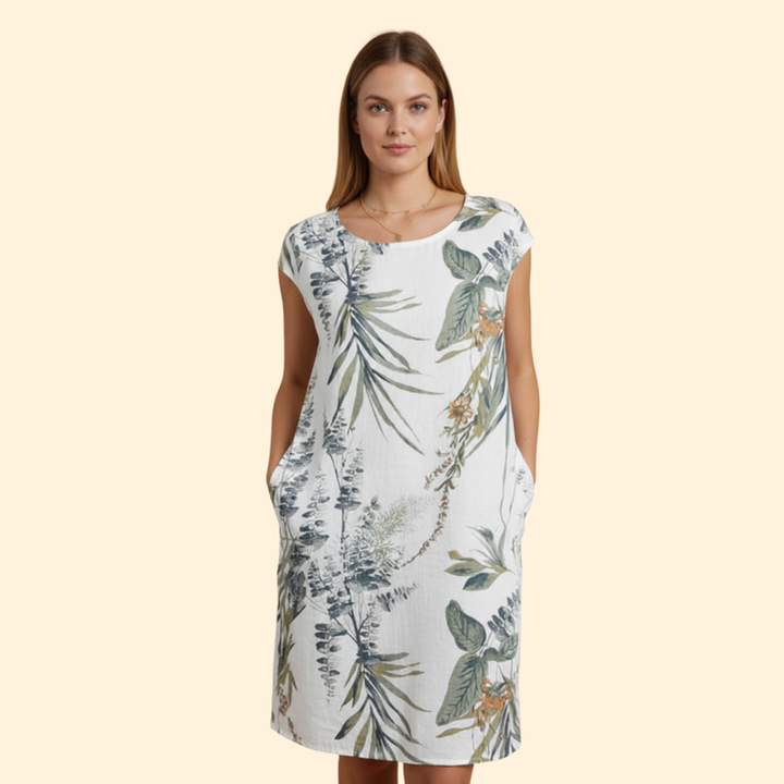Women's Floral Button-Down Dress