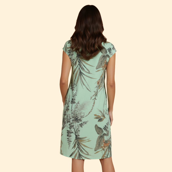 Women's Floral Button-Down Dress
