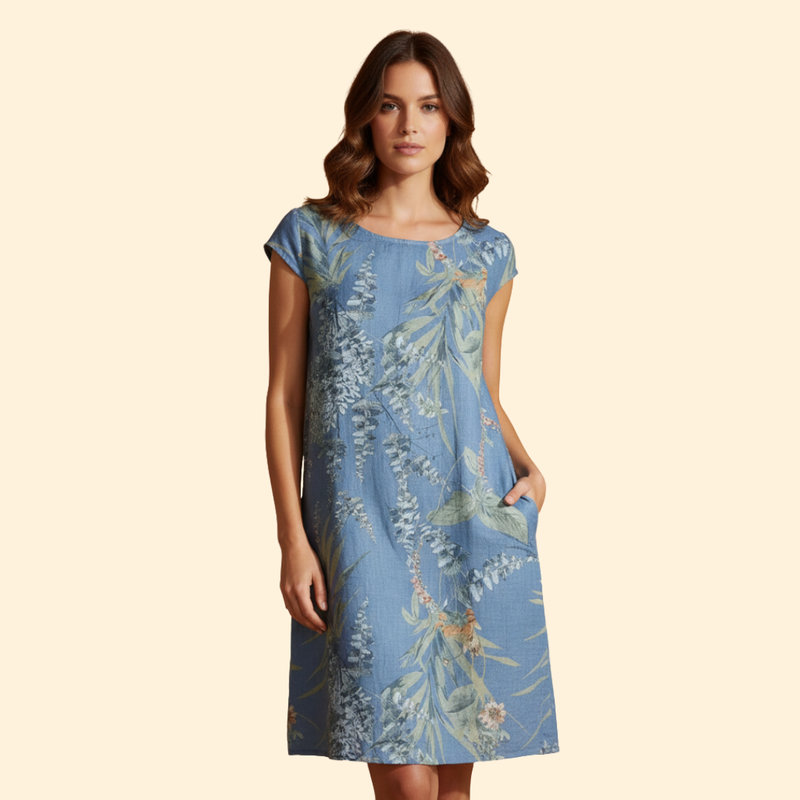 Women's Floral Button-Down Dress