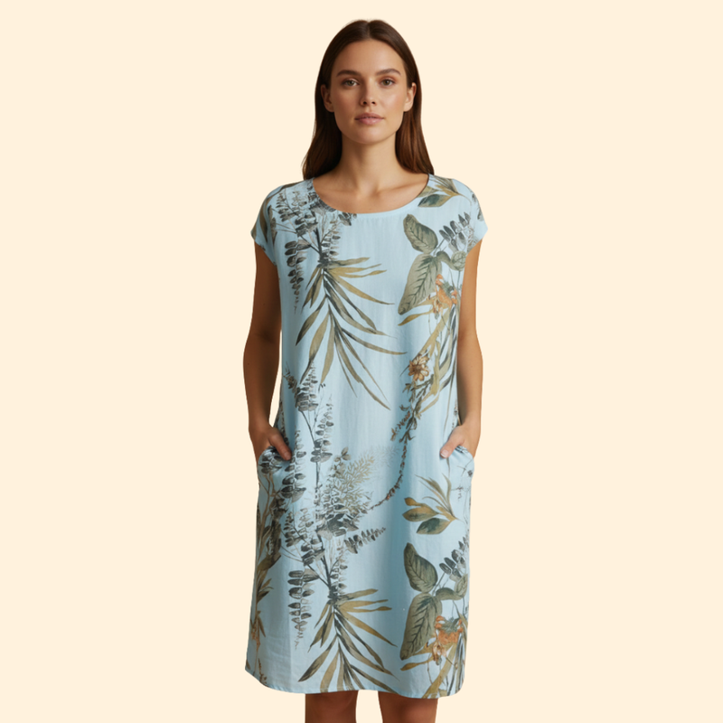 Women's Floral Button-Down Dress