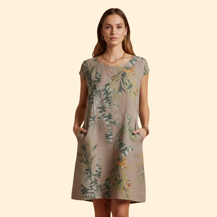 Women's Floral Button-Down Dress