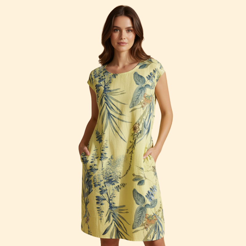 Women's Floral Button-Down Dress