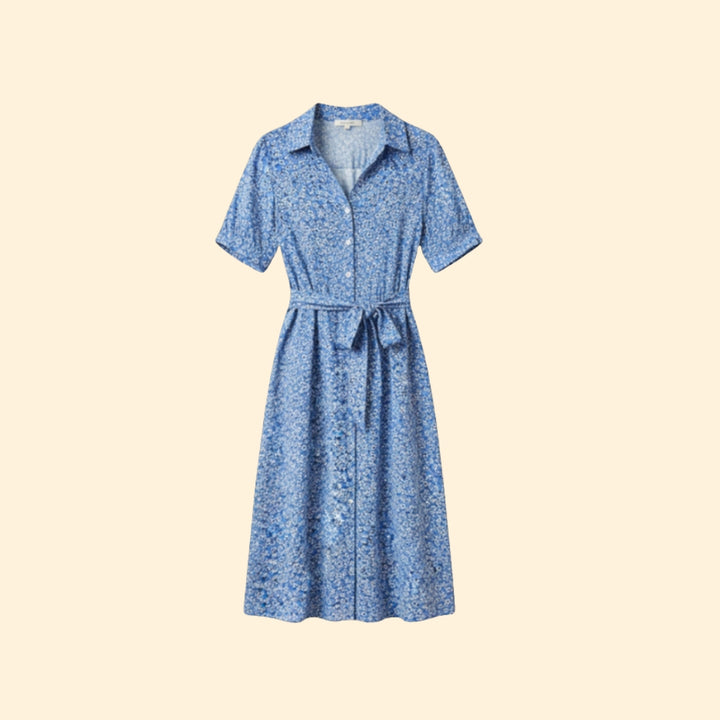 Women's Floral Button-Up Dress