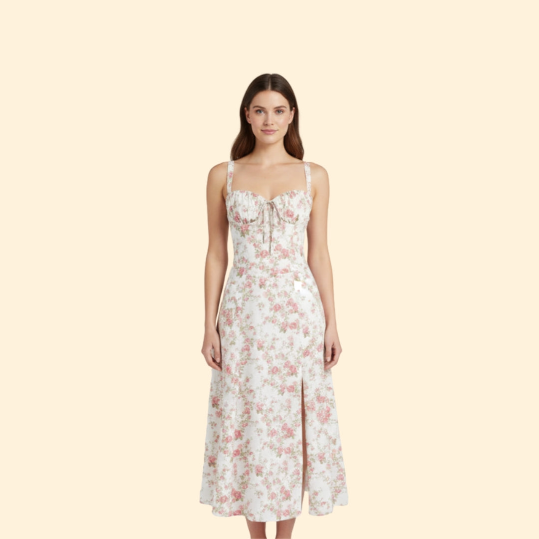 Women's Floral Corset Dress