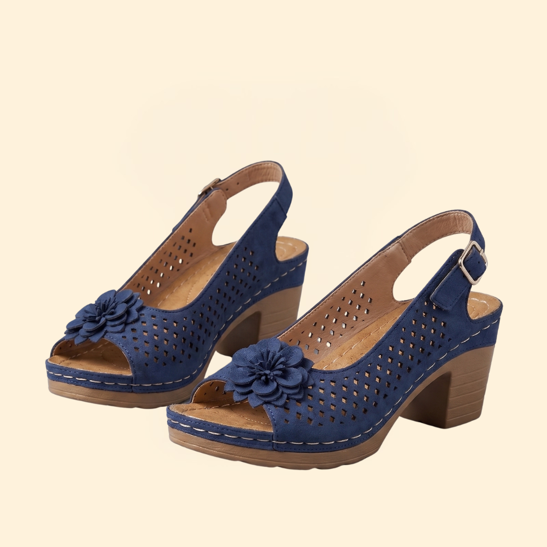 Women’s Floral Cut-Out Sandals