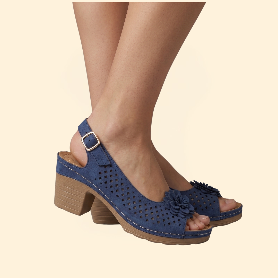 Women’s Floral Cut-Out Sandals