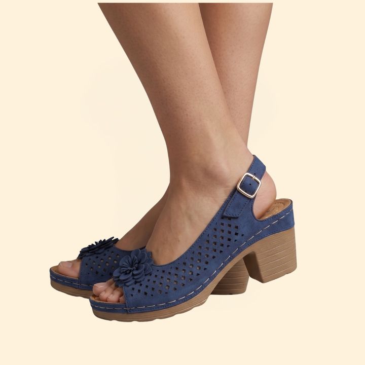 Women’s Floral Cut-Out Sandals