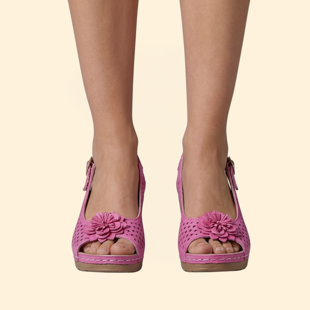 Women’s Floral Cut-Out Sandals