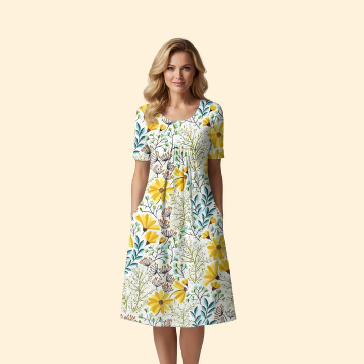 Women's Floral Midi Dress