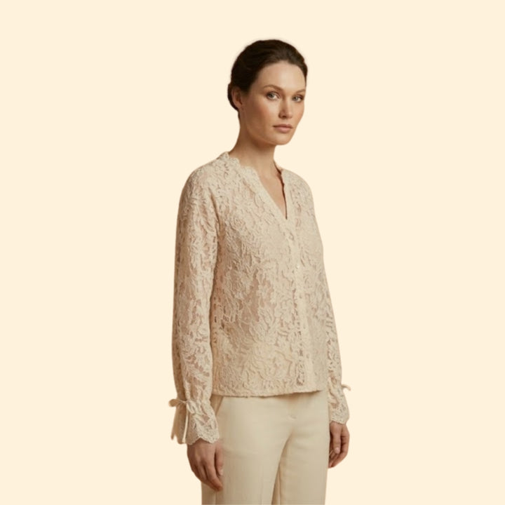 Women's Floral Embroidered Blouse