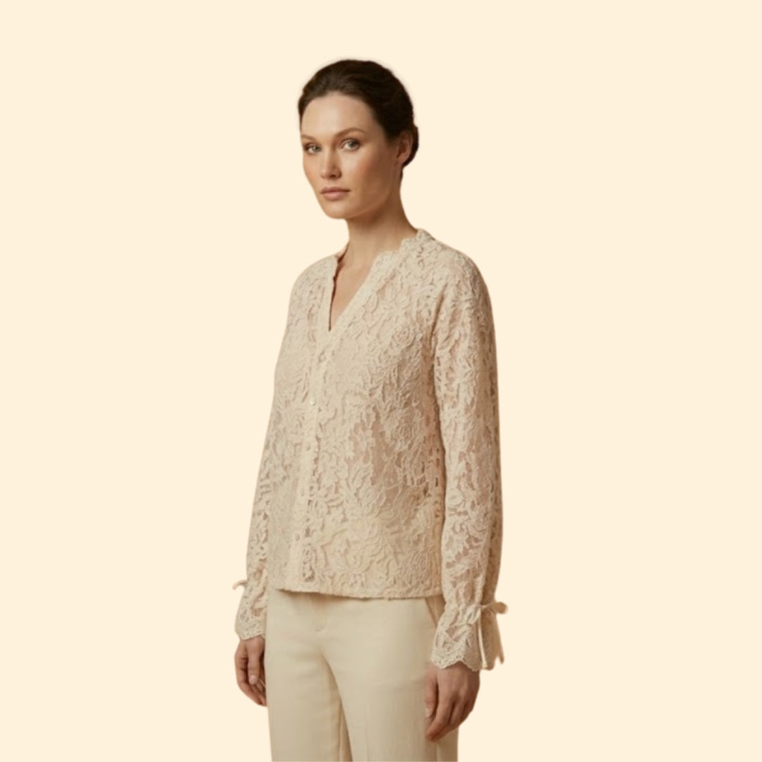 Women's Floral Embroidered Blouse