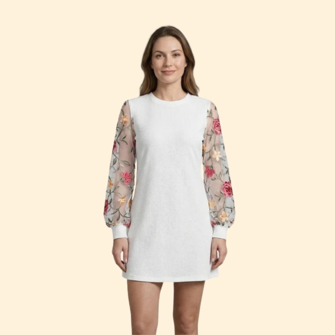 Women's Floral Embroidered Dress