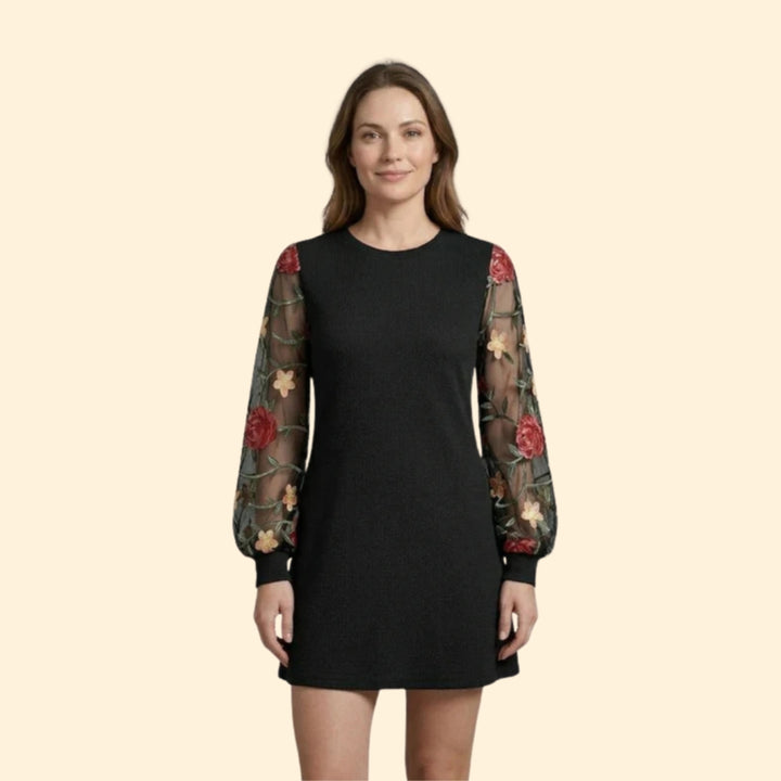 Women's Floral Embroidered Dress