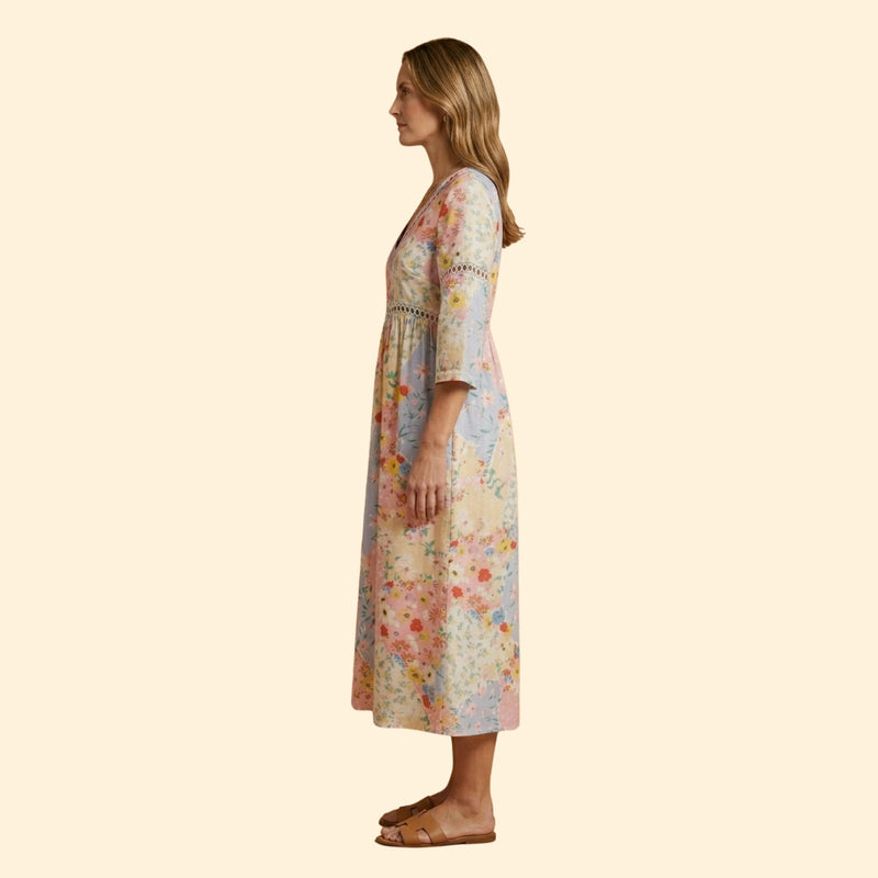 Women's Floral Midi Dress