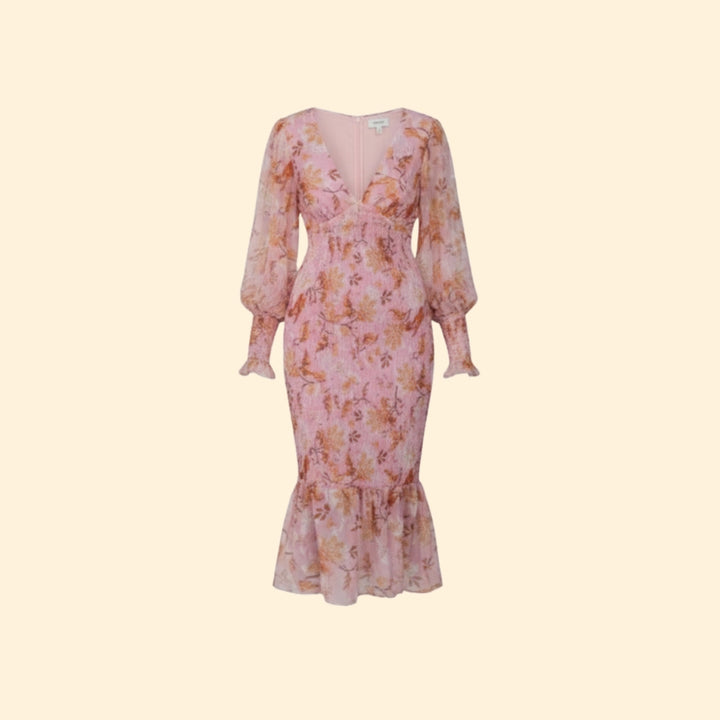 Women's Floral Midi Dress