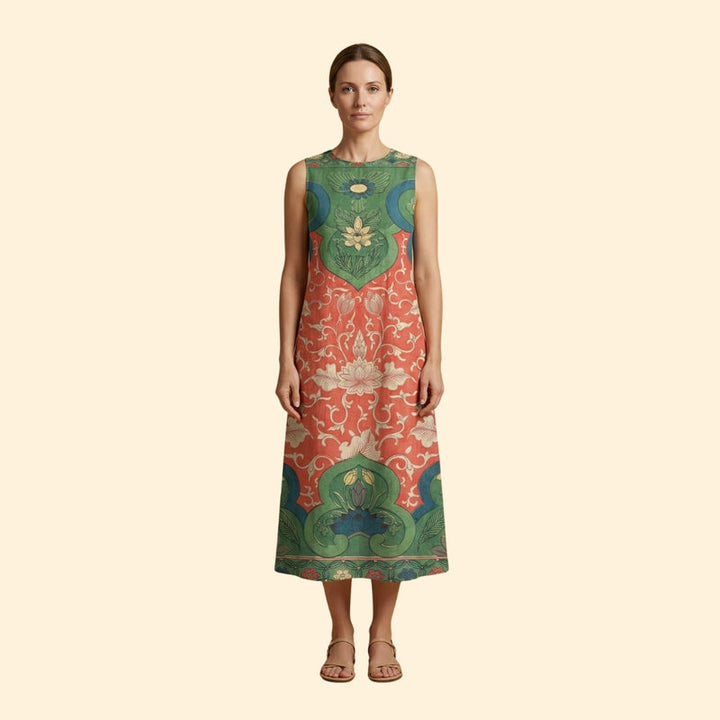Women's Floral Midi Dress