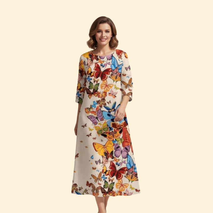 Women's Floral Midi Dress
