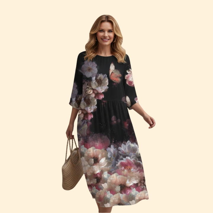 Women's Floral Midi Dress