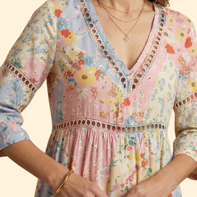 Women's Floral Midi Dress