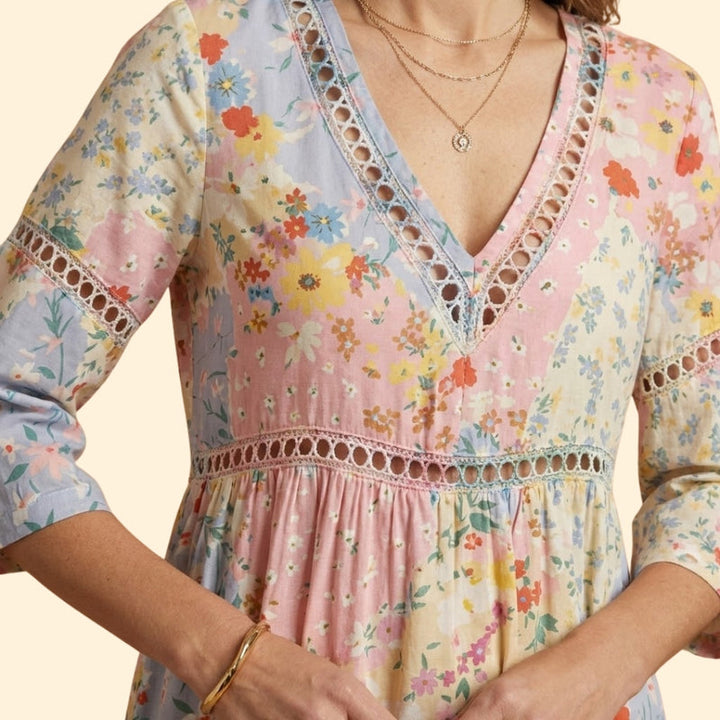 Women's Floral Midi Dress
