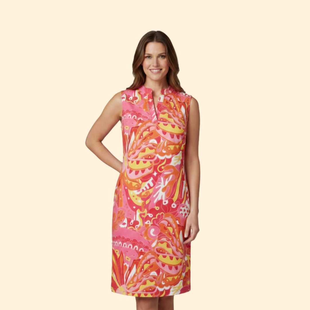 Women's Floral Pattern Shirt Dress