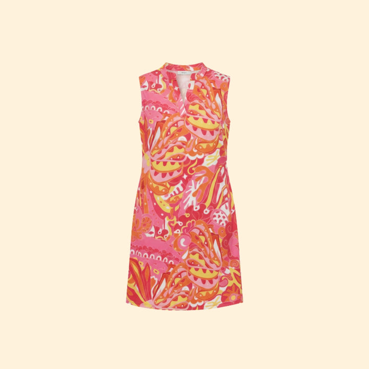 Women's Floral Pattern Shirt Dress