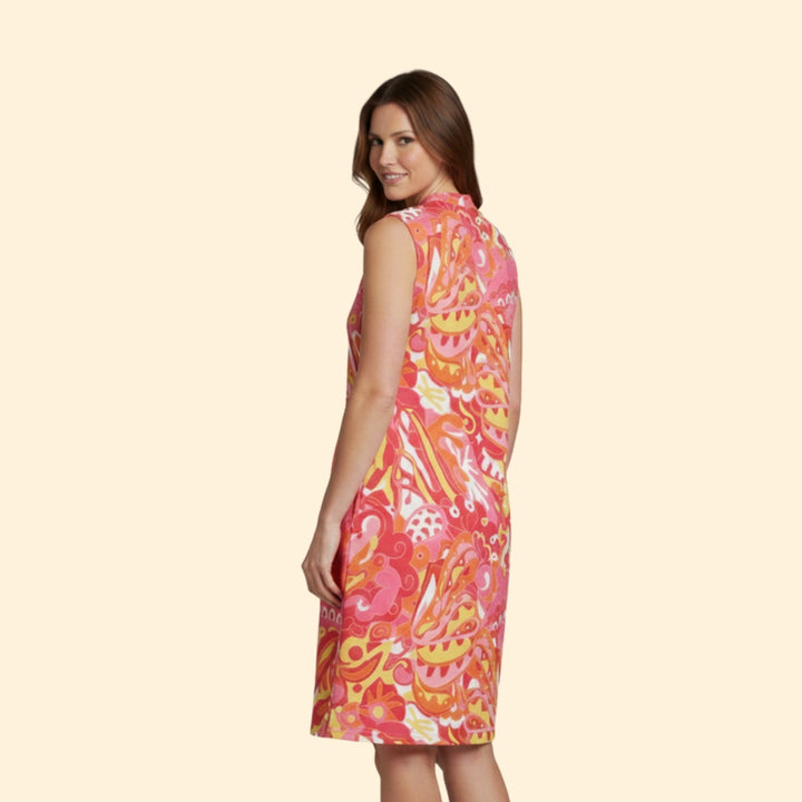 Women's Floral Pattern Shirt Dress