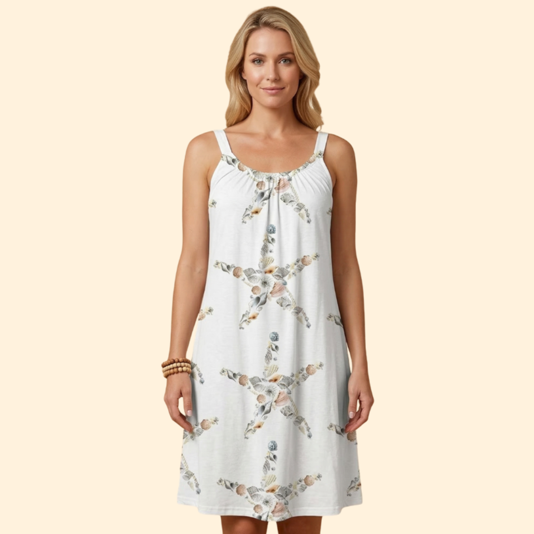 Women's Floral Print Beach Dress