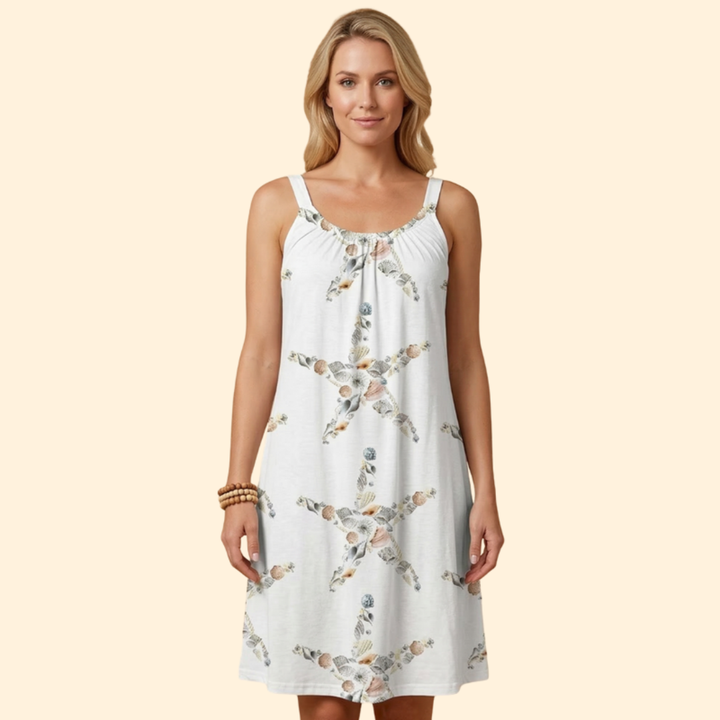 Women's Floral Print Beach Dress